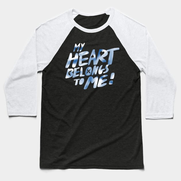 Roxas Kingdom Hearts - My Heart Belongs to Me Baseball T-Shirt by GysahlGreens